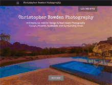 Tablet Screenshot of christopherbowdenphotography.com